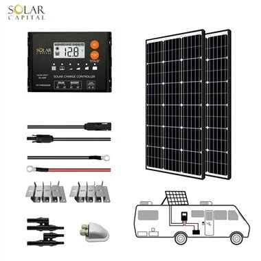 200W 12V Off Grid Solar Kit